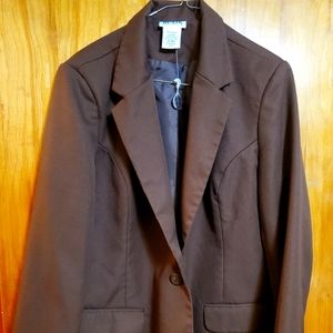 NWT Blair Size 18 Brown Blazer